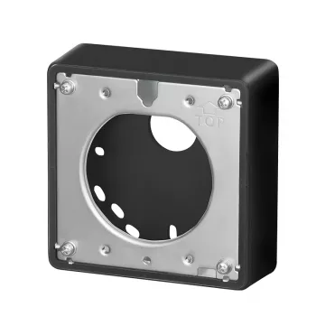 i-PRO WV-QJB500-B Junction Box for S-Series and U-Series Cameras, Black, IP66, IK10