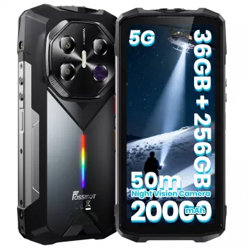 FOSSIBOT F113 Smartphone 6.52 inch HD+ 4GB RAM 64GB Gray
