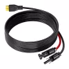 FOSSIBOT XT90-MC4 Solar Charging Cable, 5 m, Black