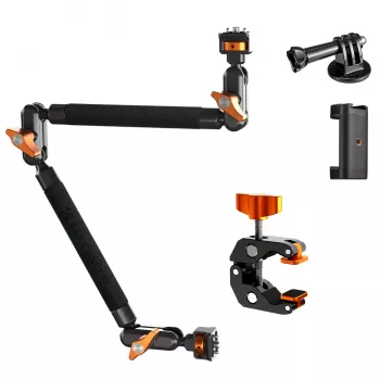 K&F Concept Magic Arm 22 inch + Super Clamp Crab Clamp 1/4 3/8 KF31.201