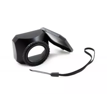 JJC Vented Screw-On Lens Hood for 30mm Filter Thread - Black