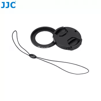 JJC RN-V10 Filter Adapter Ring with Lens Cap for Canon PowerShot V10