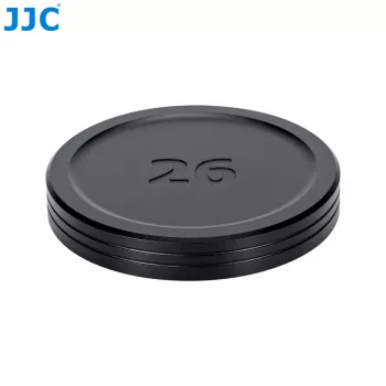 JJC LC-SR26 Front Lens Cap for Panasonic Lumix S 26mm f/8 (S-R26) - Black
