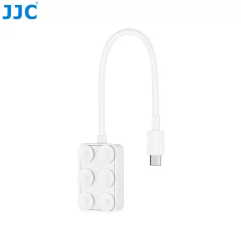 JJC PDB-UC USB-C Micro SD Card Reader with 2x USB-C Ports, Space Gray