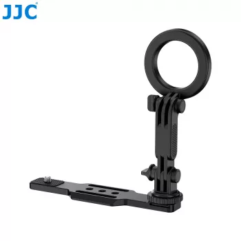 JJC HG-CS1 Expansion Mount for DJI Osmo Pocket 3 with Magsafe Phone Mount, 1/4 inch Screw Threads, Cold Shoe, Aluminum Alloy, Black