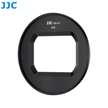 JJC RN-V1 Filter Adapter and Lens Cap for Canon PowerShot V1 - 52mm