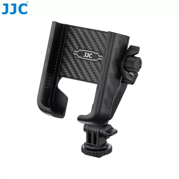 JJC PM-CS1 Adapter Mount with 1/4 inch Thread for Phone, Smartphone, GoPro, Standard ISO Hot Shoe, Black