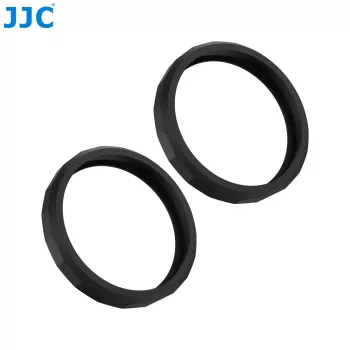 JJC 2x Silicone Lens Protective Ring for DJI Osmo Action 5 Pro / 4 / 3 (Black)
