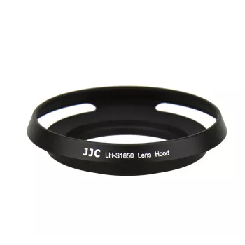 JJC Metal Lens Hood for Sony E PZ 16-50mm, Samsung NX 20-50mm, Nikon 1 NIKKOR 10mm f/2.8 - Black