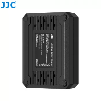 JJC Dual USB Charger for Olympus BLS-1 BLS-5 BLS-50 Batteries
