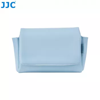 JJC CL-S Blue Neoprene Camera Pouch Case for Ricoh GR III, Canon G7 X, Sony RX100