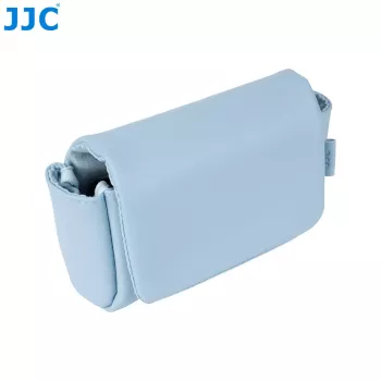 JJC CL-S Blue Neoprene Camera Pouch Case for Ricoh GR III, Canon G7 X, Sony RX100