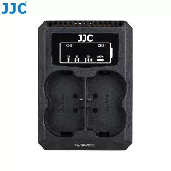 JJC Dual USB Charger for Fujifilm NP-W235