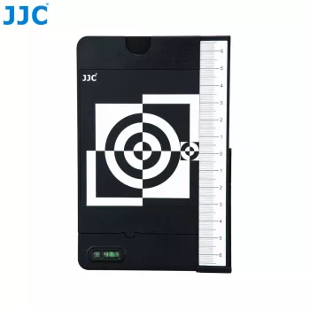 JJC 2-in-1 Grey Card + Focus Calibration Chart for Autofocus Adjustment