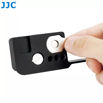 JJC Video Cage with 4x 1/4 inch-20 Threads and Cold Shoe for Sony ZV-1F
