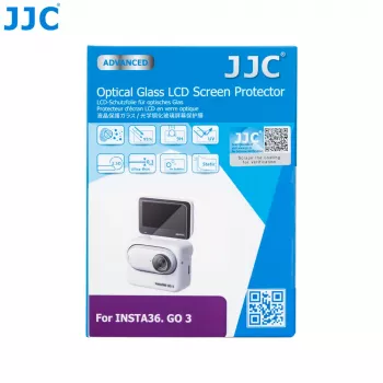 JJC GSP-GO3 Tempered Glass Screen and Lens Protector Set for Insta360 GO 3