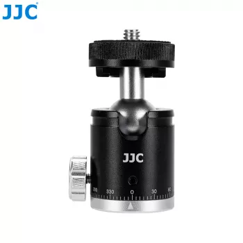 JJC BH-CM1 3D Aluminum Ball Head with 1/4 inch Thread and Scale for Camera