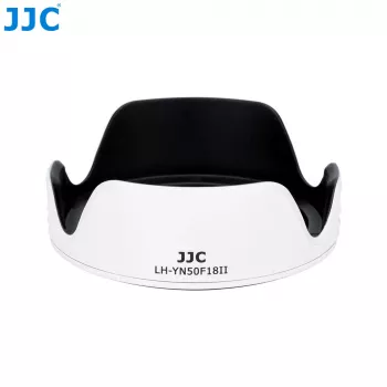 JJC LH-YN50F18II Tulip Lens Hood for Yongnuo YN 50mm f/1.8 II Lens - White