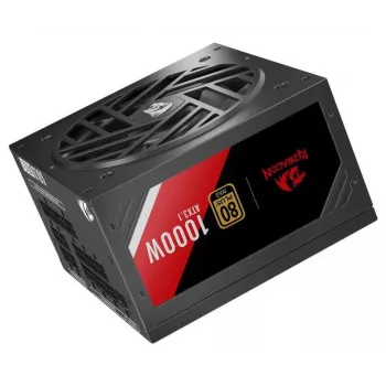 Redragon Master GC-MS03 1000W Power Supply Unit, 80 PLUS Standard, ATX, Non-Modular, 120mm Fan, Black