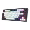 Redragon Ucal Magnetic K673WB-RGB-M 75% Tri-Mode Mechanical Gaming Keyboard, White/Black