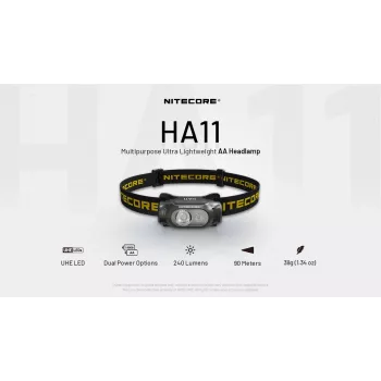 NITECORE HA11 Headlamp 240 Lumens 2024