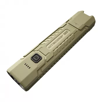 Nitecore EDC07 Desert Tan Flashlight 1200 Lumens USB-C Rechargeable