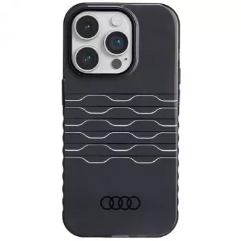 AUDI IML MagSafe Case for iPhone 14 Pro 6.1 Black Hard Shell AU-IMLMIP14P-A6/D3-BK