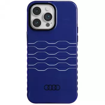 Audi IML MagSafe Case for iPhone 14 Pro Max 6.7 Navy Blue Hardcase