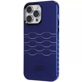 Audi IML MagSafe Case for iPhone 14 Pro Max 6.7 Navy Blue Hardcase