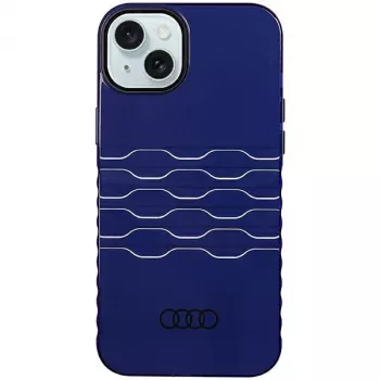 Audi IML MagSafe Case for iPhone 15 Plus / 14 Plus 6.7 Navy Blue Hard Case