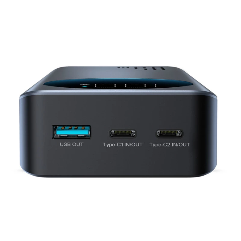Joyroom JR-PBF05 Pro Power Bank 30000mAh 65W with Digital Display 2x USB-C 1x USB-A - Black