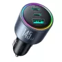 Joyroom JR-CCN07 145W 2xUSB-C USB-A + USB-C 100W Cable - Dark Grey
