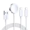 Joyroom S-IW007 3-in-1 Magnetic Charging Cable USB-A to Lightning/USB-C/Micro USB 1.2m White