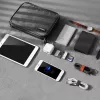 UGREEN Electronic Organizer Case for Hard Drive HDD SSD Phone Cables Accessories 24.5 x 17.5 x 5 cm Gray (50147 LP149)