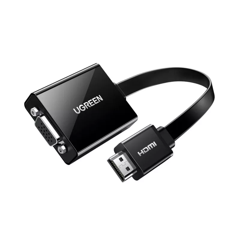UGREEN HDMI to VGA Adapter MM103, 25cm, Black