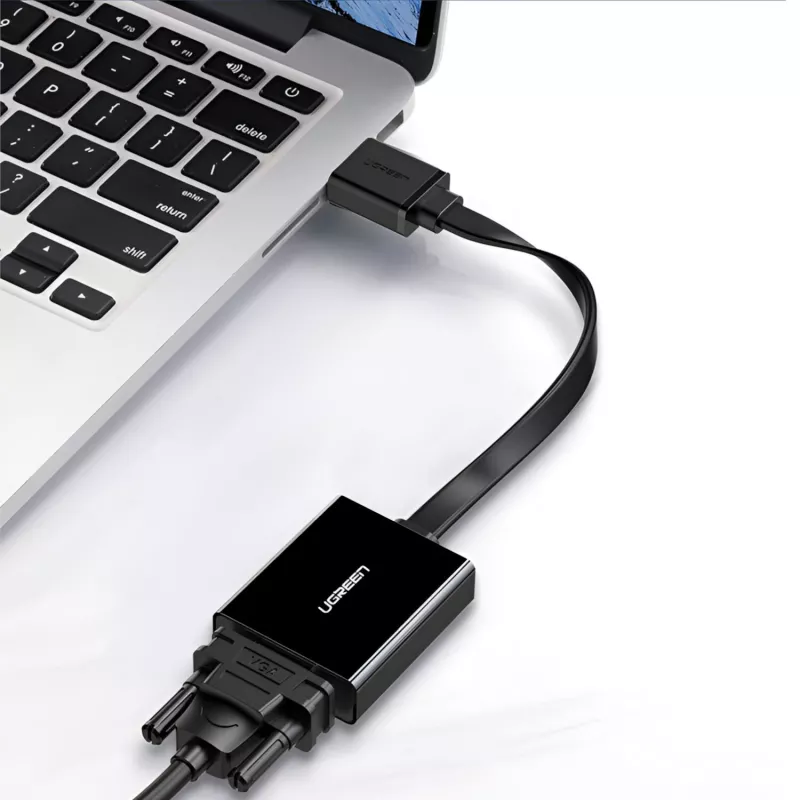 UGREEN HDMI to VGA Adapter MM103, 25cm, Black