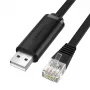 UGREEN CM204 USB to RJ45 Console Cable 1.5m Black