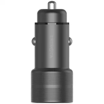 ENERGEA Alu Drive PD20+ Car Charger 38W 1xUSB-A + 1xUSB-C PD QC3.0 Gunmetal