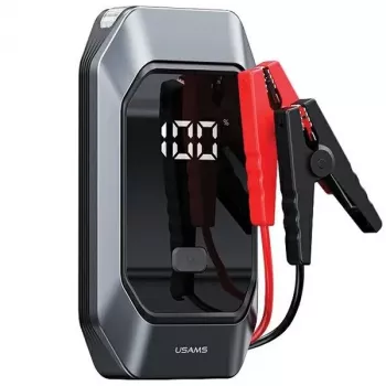 USAMS Jumpstarter Powerbank 8000mAh with LED Flashlight Black ZB284ZDB01