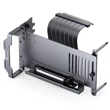 Jonsbo A50 Vertical GPU Mount Kit, PCIe 5.0 Riser Cable 175mm, Gray (A50 GRAY)