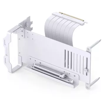 Jonsbo A50 Vertical GPU Mount Kit, PCIe 5.0 Riser Cable 175mm - White