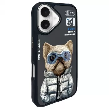 Nimmy Cool&Cute 2.0 Dog Protective Case for Apple iPhone 16 6.1 inch Black