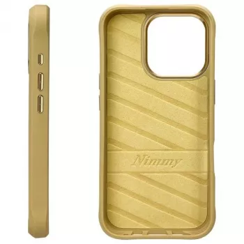 Nimmy Protective Case for Apple iPhone 16 Pro Max 6.9 inch Khaki Cool&Cute 2.0 Cat
