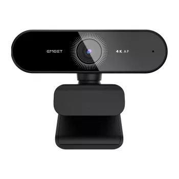 EMEET SmartCam Nova 4K Webcam with AI Auto-Framing, Dual Microphone, Privacy Cover, USB-C