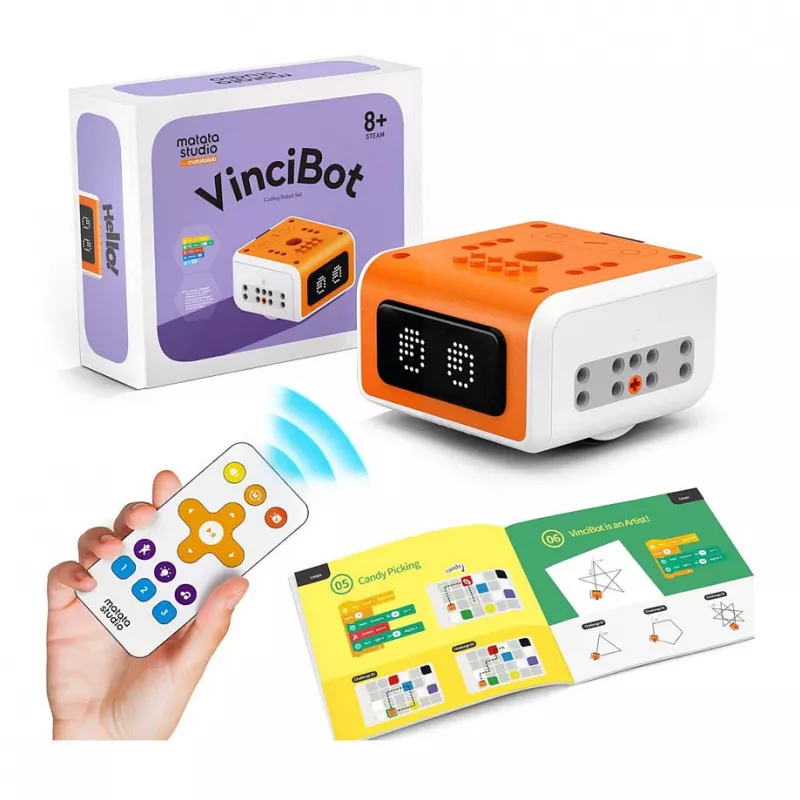 MATATALAB MatataStudio VinciBot Educational Coding Robot for Ages 8+