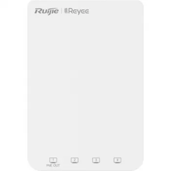 Ruijie Reyee RG-RAP1200(P) Dual-Band Wi-Fi 5 Access Point, 5x Gigabit Ethernet, PoE In/Out, AC1200, Indoor, Wall/Ceiling Mount, Cloud Managed