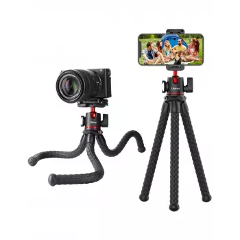 Ulanzi MT-33 Flexible Tripod with Ball Head and Phone Holder, Black