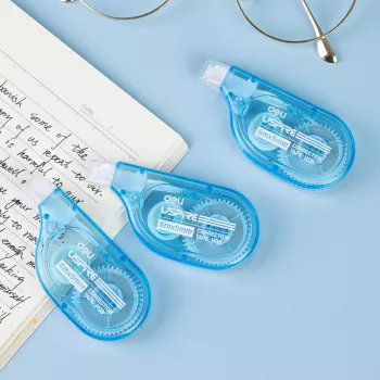 Deli USPIRE Correction Tape Blue 6 m x 5 mm