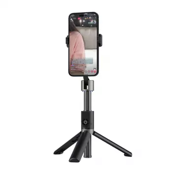Dudao F18 Bluetooth Selfie Stick with Tripod 110 cm Black