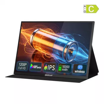 ZEUSLAP P16BT 16-inch 2.5K IPS Portable Touchscreen Monitor